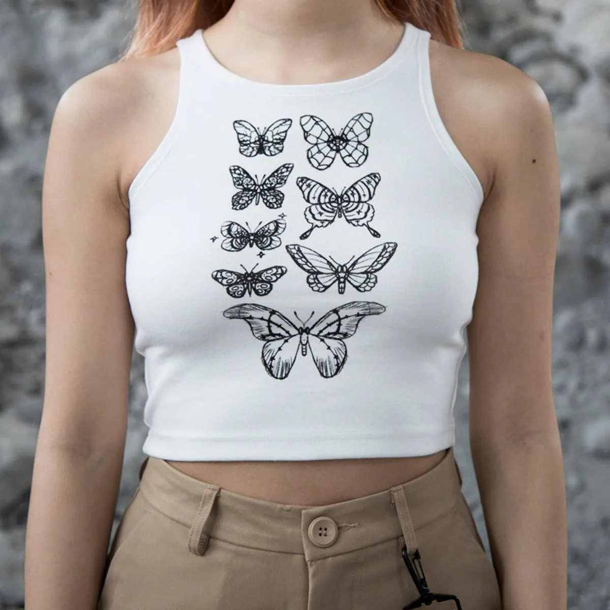 Butterfly Collection Crop Top
