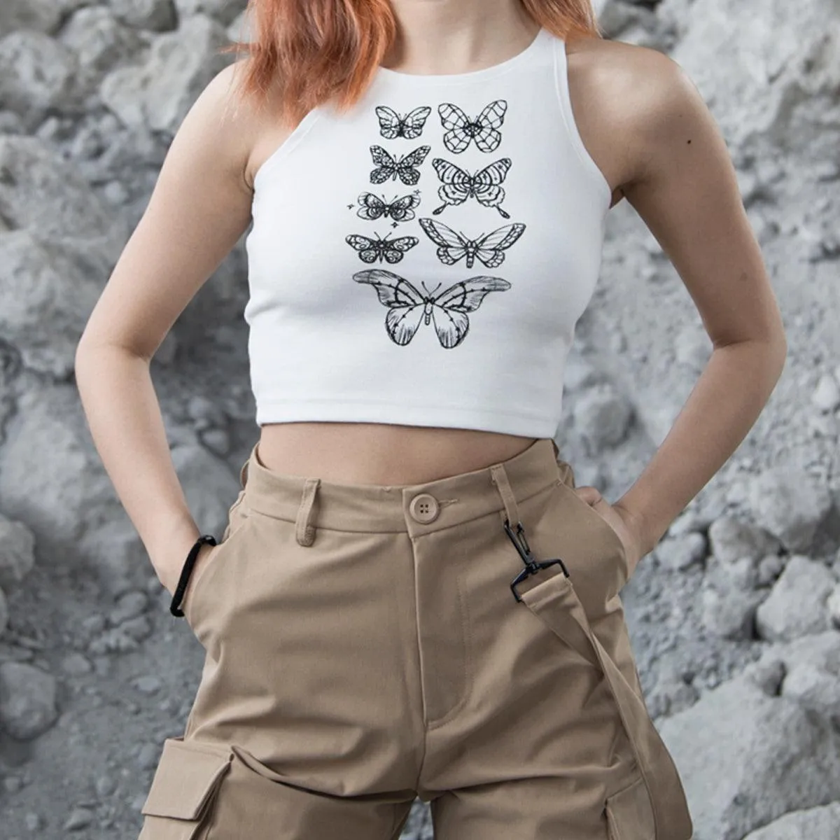 Butterfly Collection Crop Top