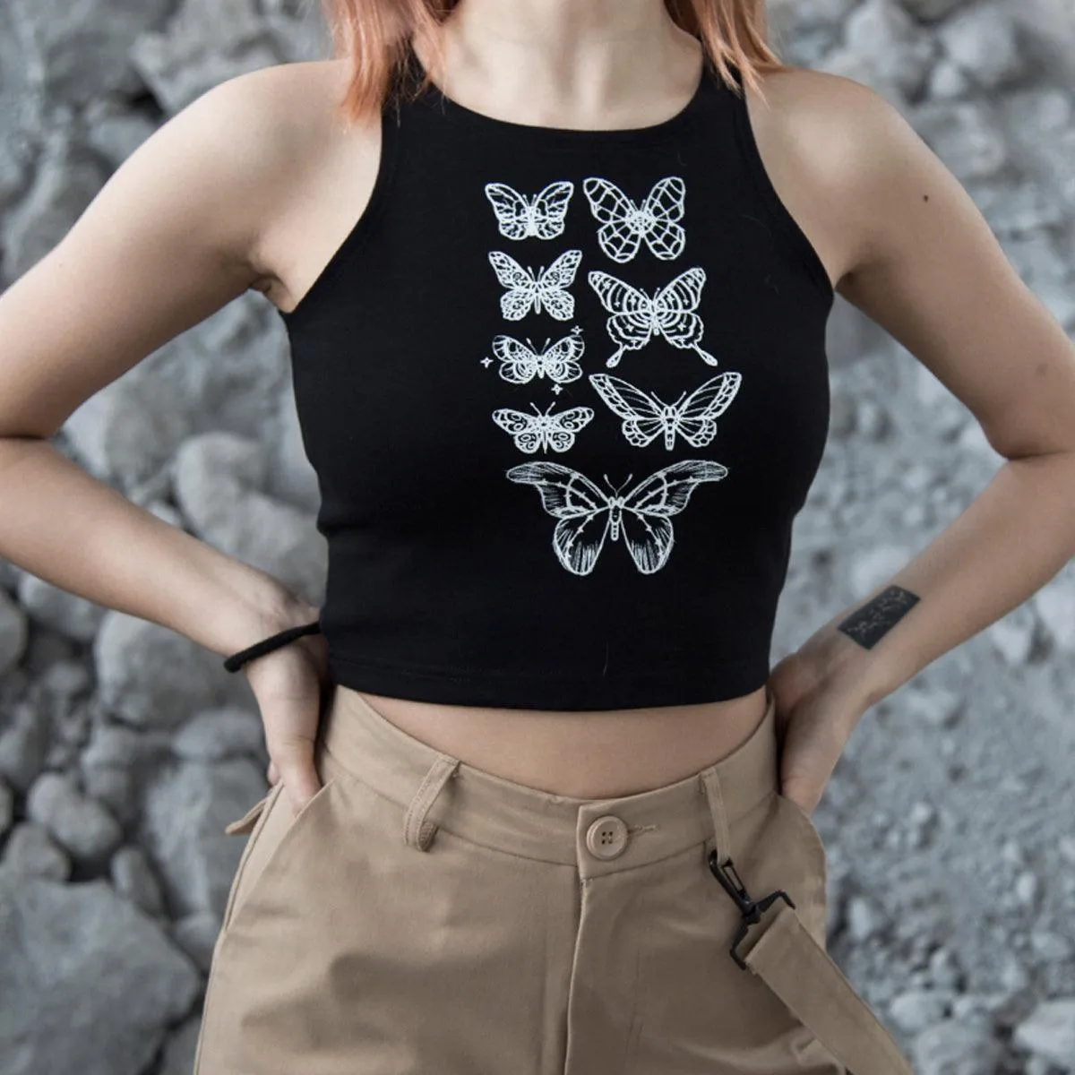 Butterfly Collection Crop Top