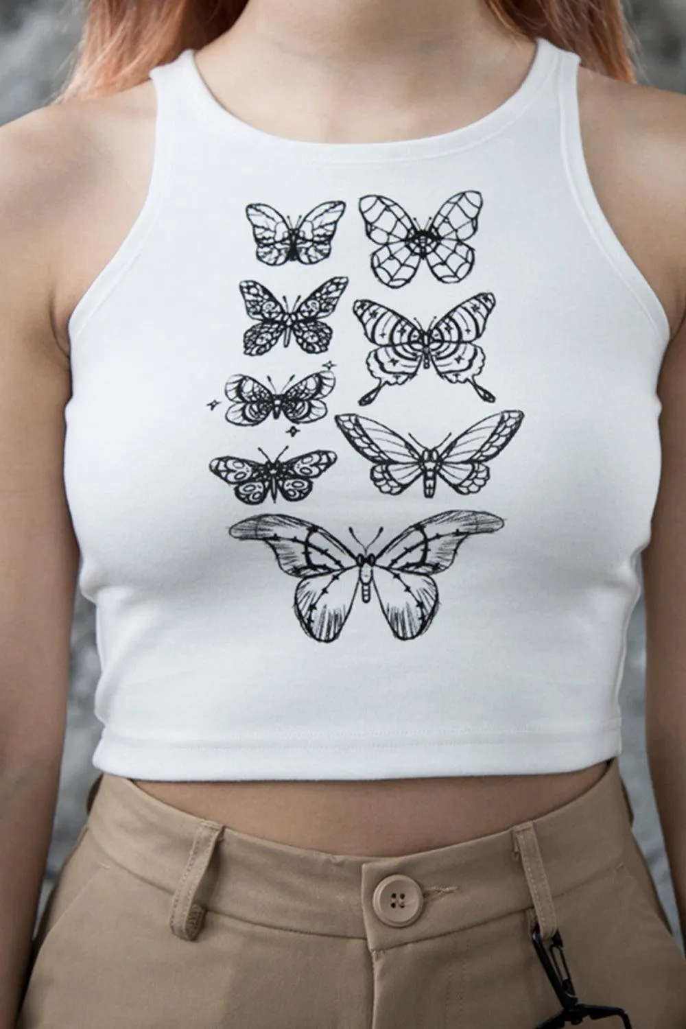 Butterfly Collection Crop Top