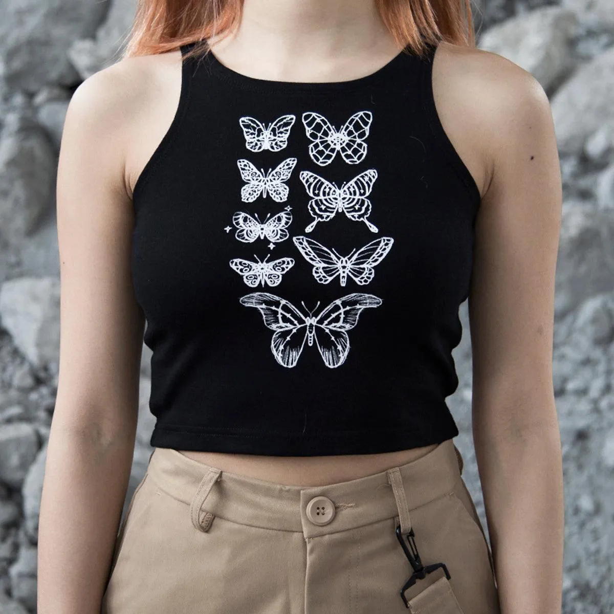 Butterfly Collection Crop Top