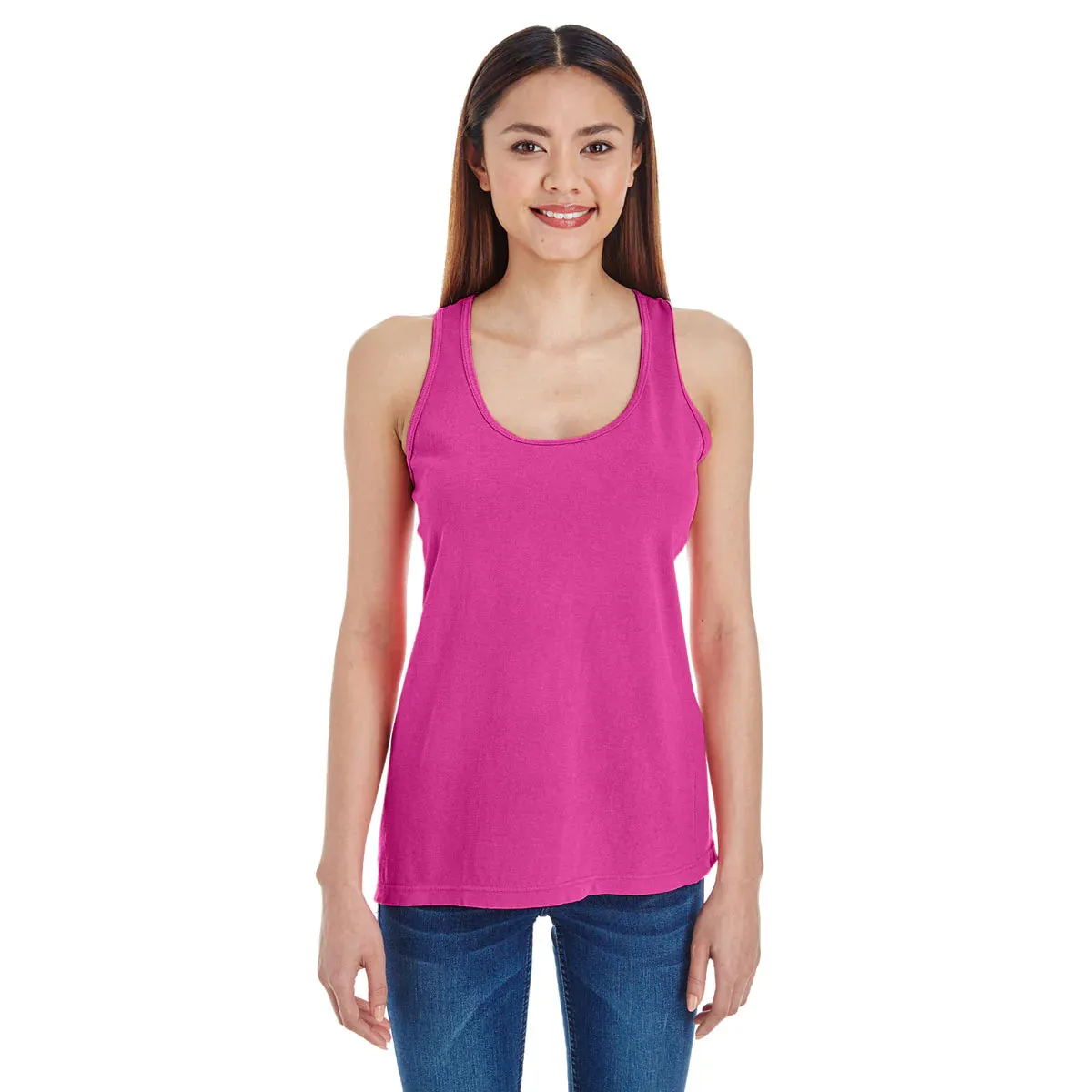 Comfort Colors Women's Garment-Dyed Racerback Tank Top