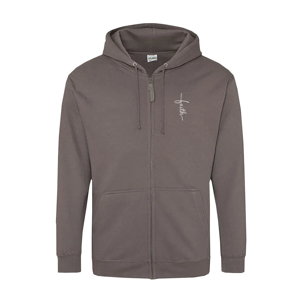 Faith Cross Zipper Hoodie