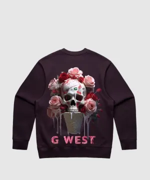 G West Ice Cream Skull Heavy Premium Crewneck - 6 Colors