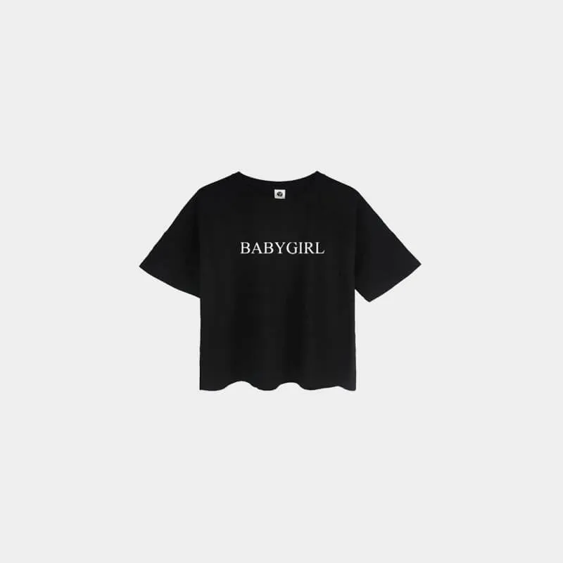 Letter Print Crop Top