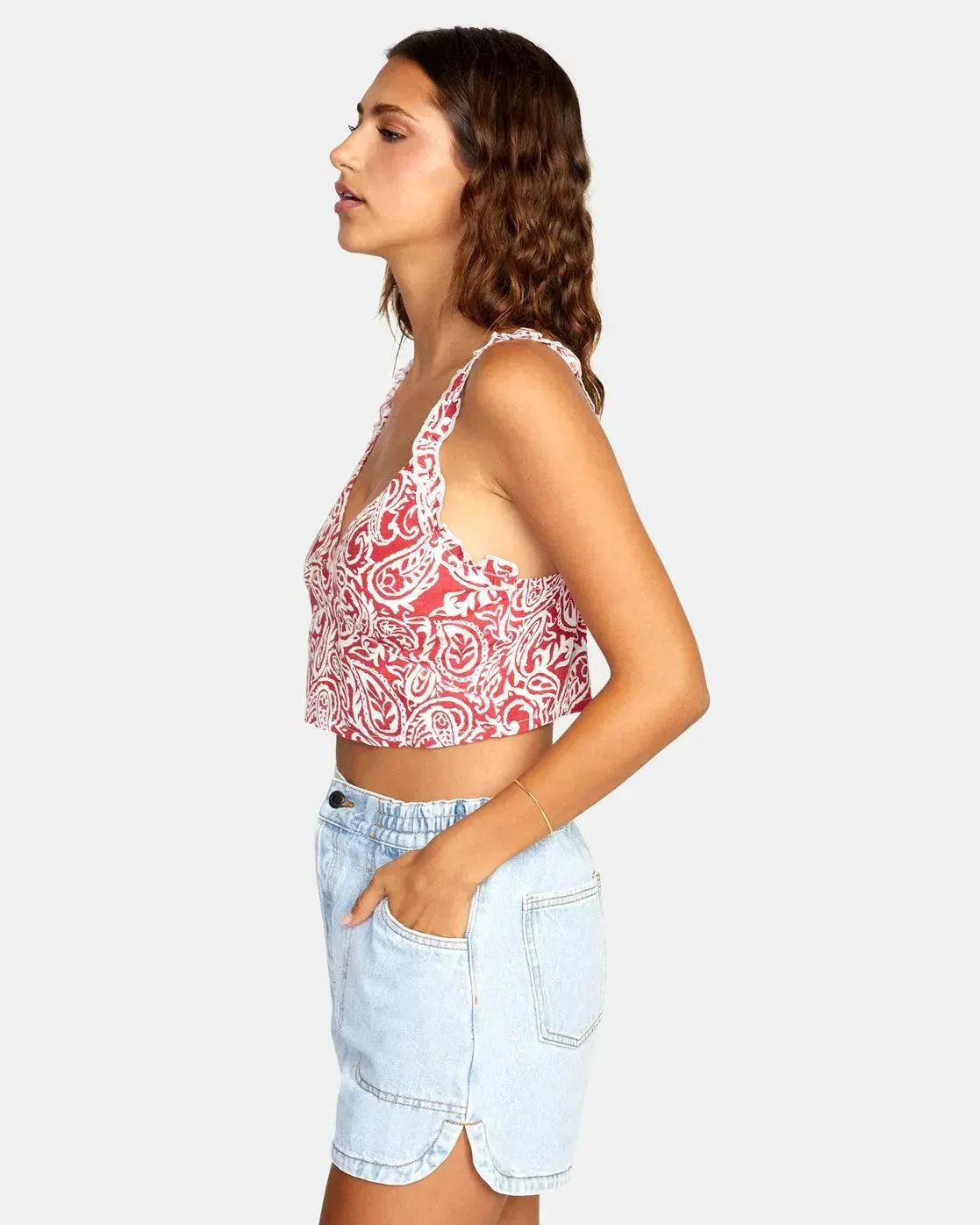 Rvca Sweetheart Tank Top Final Sale