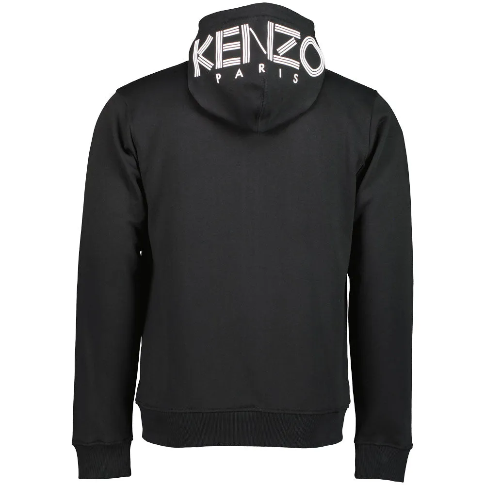 Zip Up Hooded Logo Sweatshirt