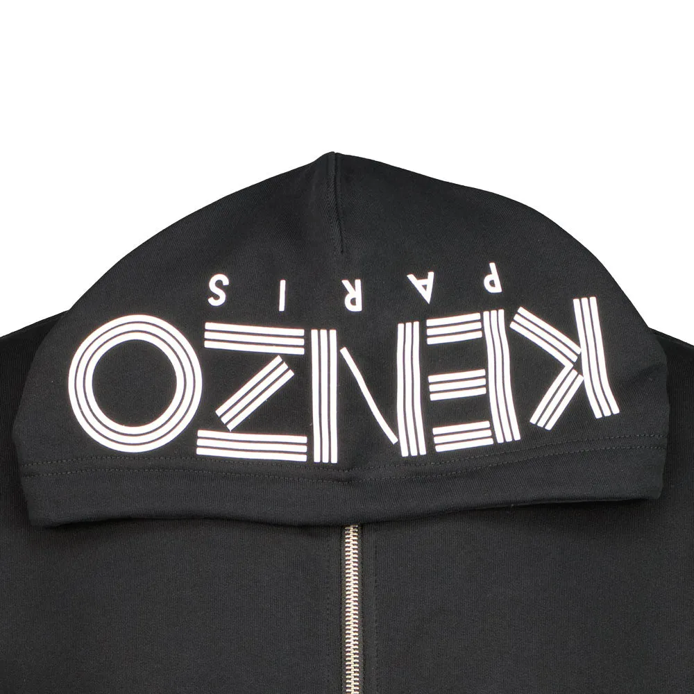Zip Up Hooded Logo Sweatshirt